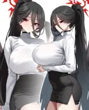 블루아카] 노출 없이 건전한 하스미
