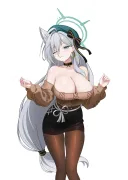 블루아카) 저태이가 흘러넘칠거같은 크고 살찐 쿠로코
