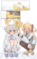 버튜버)겨울에 하지메에게 신문물 전파해주는 카나데.comic