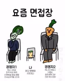 요즘 채용 면접에 갔을 때 느끼는 경쟁자들