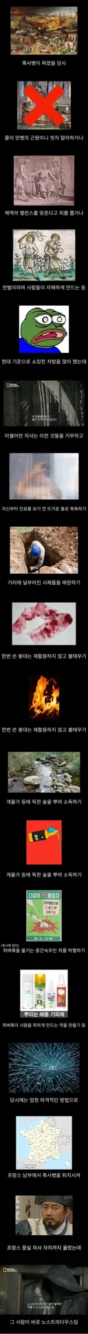 중세 시대 획기적인 방법으로 흑사병 퇴치한 의사
