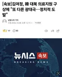 정떡)김여정, 韓 대북 의료지원 구상에 "또 다른 광대극…정치적 도발"