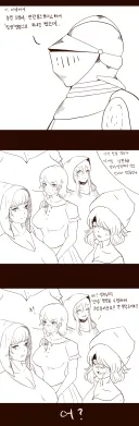 반란농민5명 vs기사 1명 만화