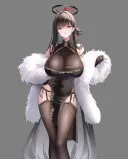 블루아카) 예쁘고 가슴 딥따 큰 치파오 리오