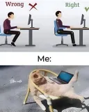 인터넷에서 나쁜 자세라고 나올 때 우리 모습