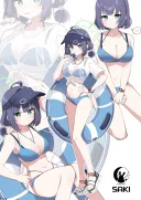 블루아카) 수영복 사키 그렷음
