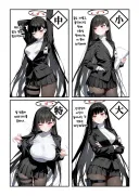 다양한 사이즈의 블루아카이브 리오