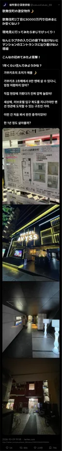 일본 도쿄 신주쿠에 있는 월세 8만엔 부동산