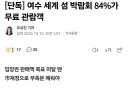 여수 세계 섬 박람회 84%가 무료 관람객
