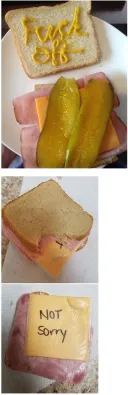 부부싸움 다음 날 아내가 만들어준 샌드위치
