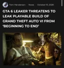GTA 6 해킹범, 자기 코인을 사서 값이 오르면 더 공개하겠다.news
