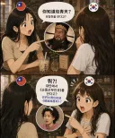 대만인과 한국인 대화 특