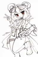 소녀전선) 공포의 역병군주 피구공 그림