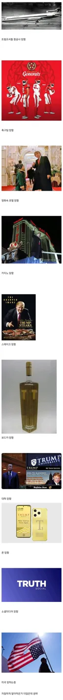 트럼프가 손 대고 망한 것들