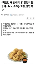 치킨값 안내리는 국내 업계
