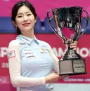 프로당구 정수빈 선수 첫 우승 사진