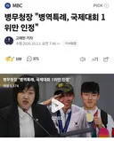 병무청장 병역특례, 국제대회 1위만 인정