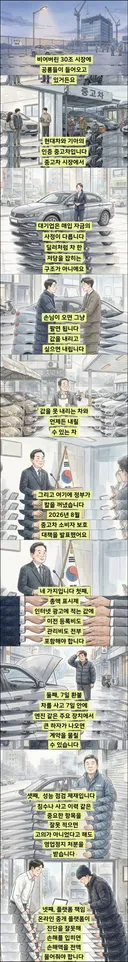 중고차 차팔이 사기꾼들이 페업하는 이유?