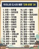 한국 도시 순우리말 예쁜 본명들 (펌)