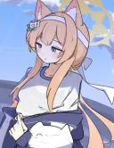 블루아카) 선생님의 운동을 도와주는 마리.manhwa