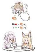 블루아카) 10만개의 롤케이크를 먹이는 나기사
