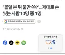 화장실에서 제대로 손 씻는 사람 '10명 중 1명'