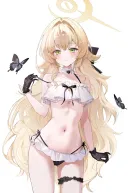 [블루아카] 수영복 입은 히죽히죽 교수