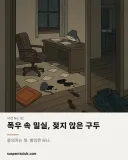 비 오는 밤에 밖에 있었다는데 구두가 말라 있습니다 — 짧은 추리 문제 하나 (용의자 셋)