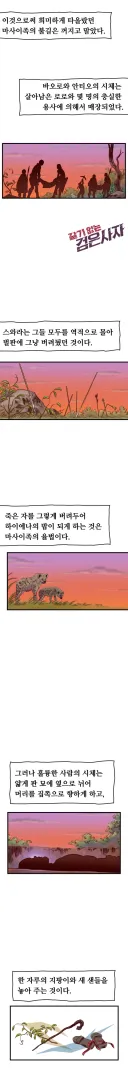 <고전만화 연재> 갈기없는 검은사자 13-3회