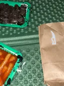 오지 차박 왔는데 포장 음식 먹은 젓가락이 없네요