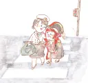 버튜버)할머니를 도와주는 오오조라 서장