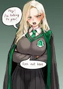 해리포터) 카리나 말포이 : 내가 이야기 하고 있잖아, 포터.jpg