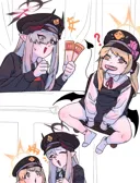 블루아카) 먼작귀로 인해 뇌가 파괴당한 이부키.manwha