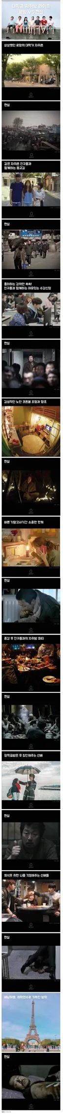 대학 자취 로망과 현실