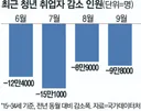 20대 취업자는 17만명 줄어
