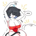 블루아카) 아침에 약한 카구야.grim