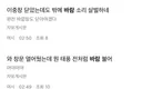 실시간 바람 소리에 놀란 달글