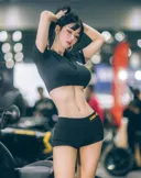 레이싱 모델 누나