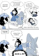 파트너 포켓몬이랑 맛있는거 먹으러 가는 만화