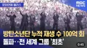BTS 전 세계 그룹 최초 돌파