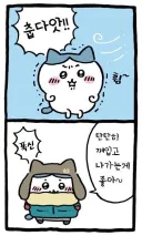 치이카와) 이제 슬슬 쓸때가 된 하치와레 짤