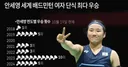 [그래픽] 안세영 세계 배드민턴 여자 단식 최다 우승