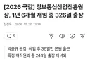 정보통신산업진흥원장, 1년 6개월 재임 중 326일 출장 특정 여직원과 244일 출장