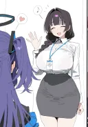 블루아카)유우카 만나는 여선생