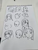 머리카락 그리는 방법이 궁금합니다.