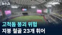 감사원에서 고척돔 붕괴위험 진단했다네...
