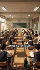 학교 교실 창문이 항상 왼쪽인 이유