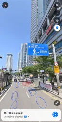 아직도 이러더만 해운대 택시 도로 길막