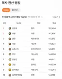 메이플 환산 TOP10 서버 ㄷㄷㄷ...jpg