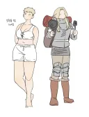[던전밥] 거유+둔감+떡대+유뷰녀+톰보이 라이오스 manhwa